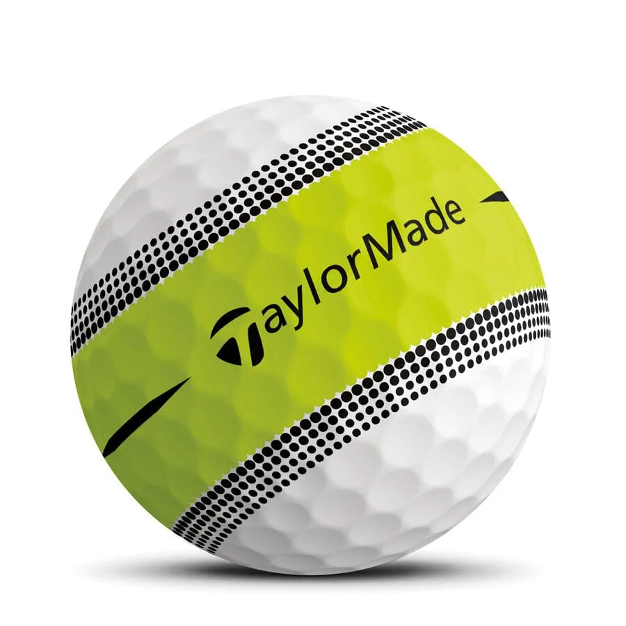 TaylorMade Tour Response Stripe Multi Colour Golf Balls 12Pk
