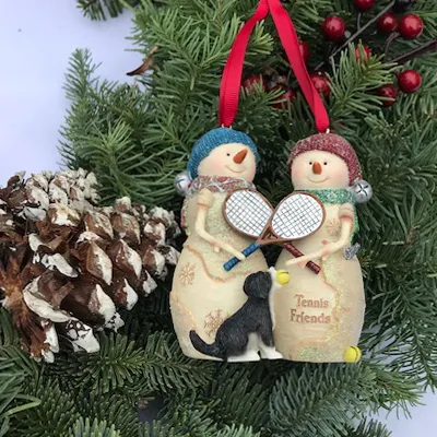 Tennis Friends - Tennis Christmas Ornament