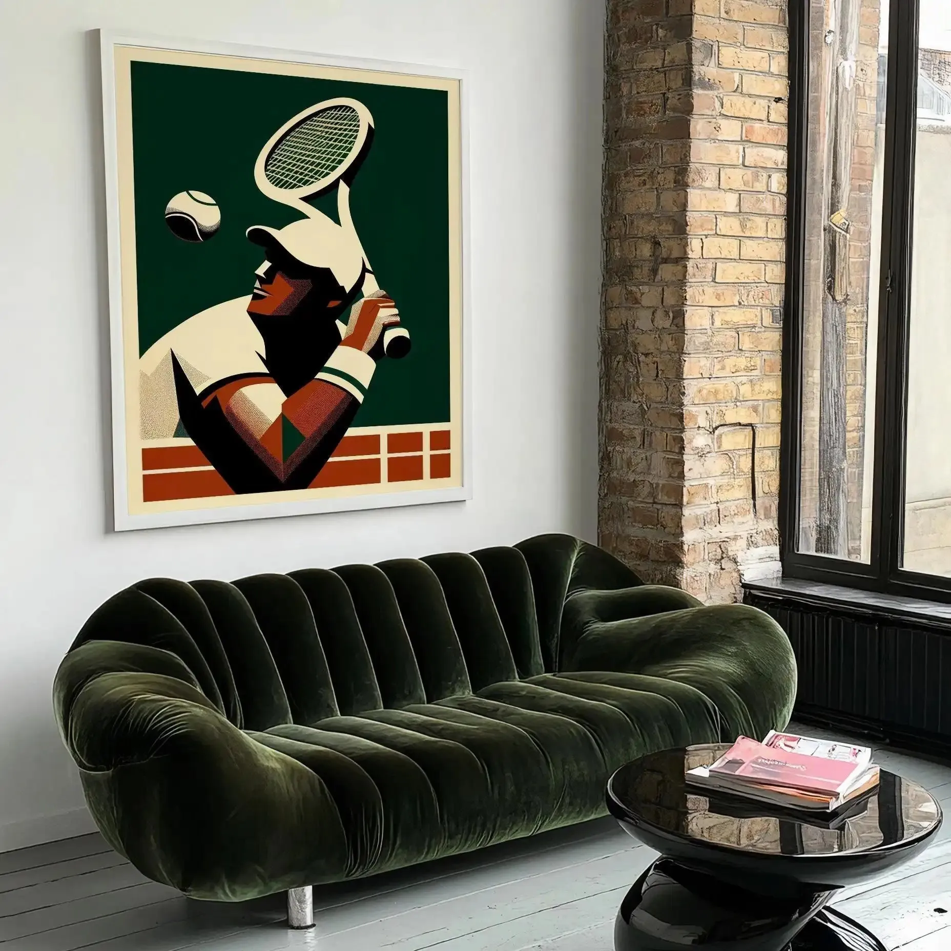 Tennis Player 1 Poster