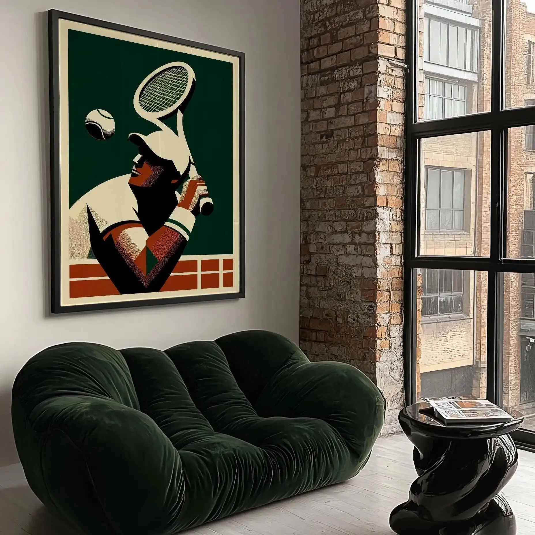 Tennis Player 1 Poster