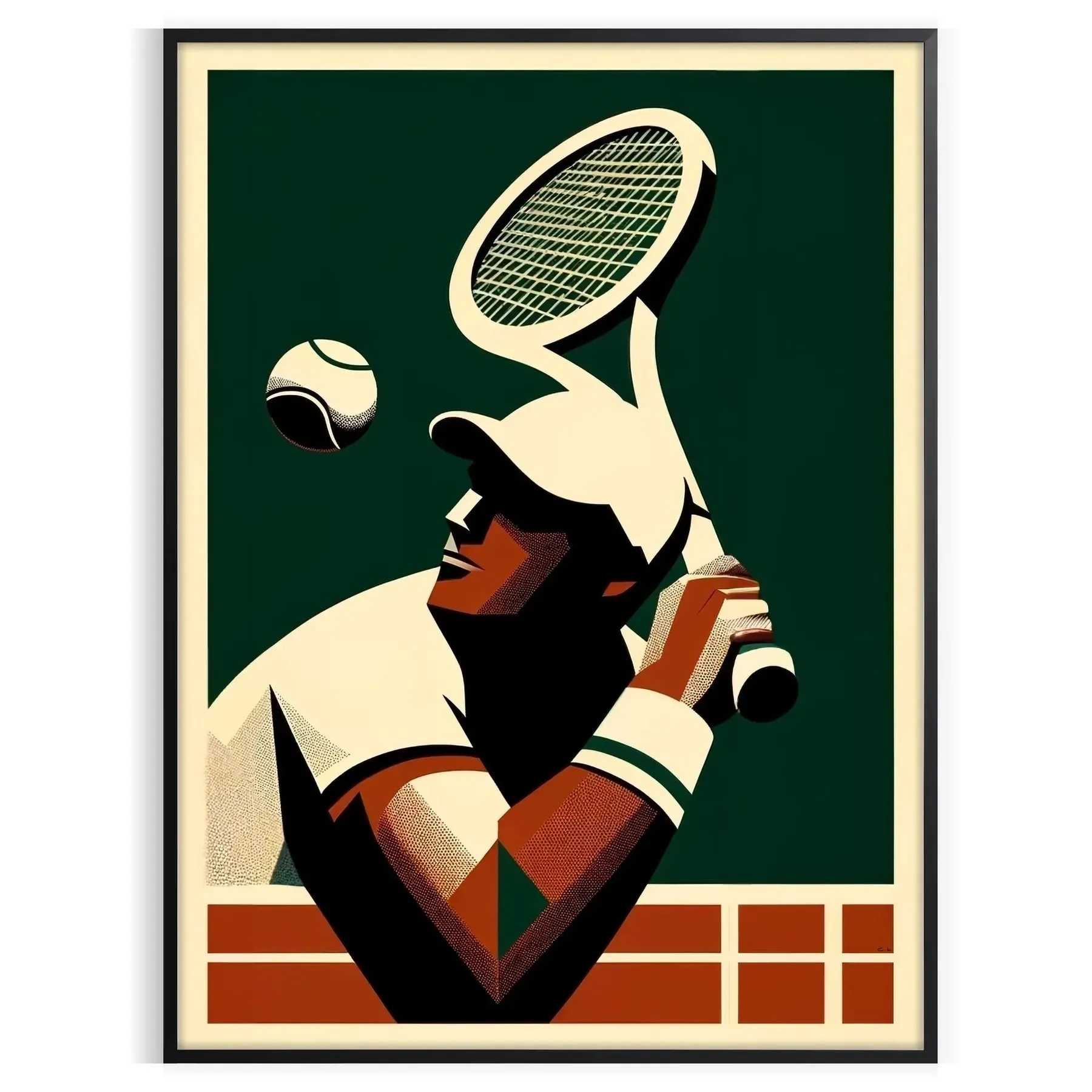 Tennis Player 1 Poster
