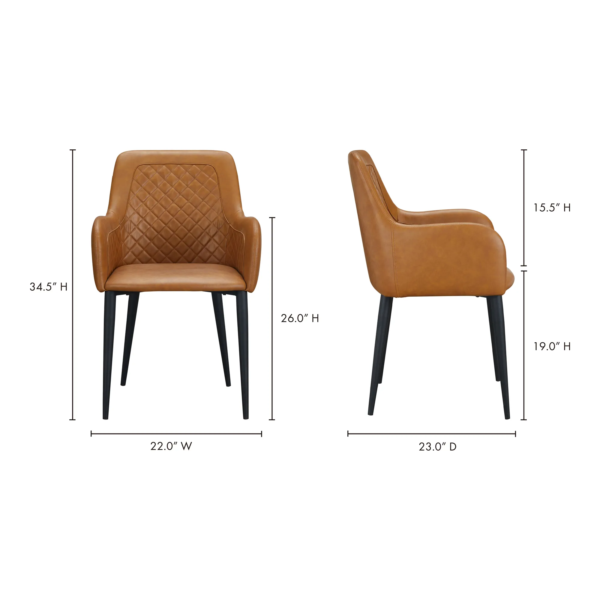 Timeless Duet Dining Chair Set