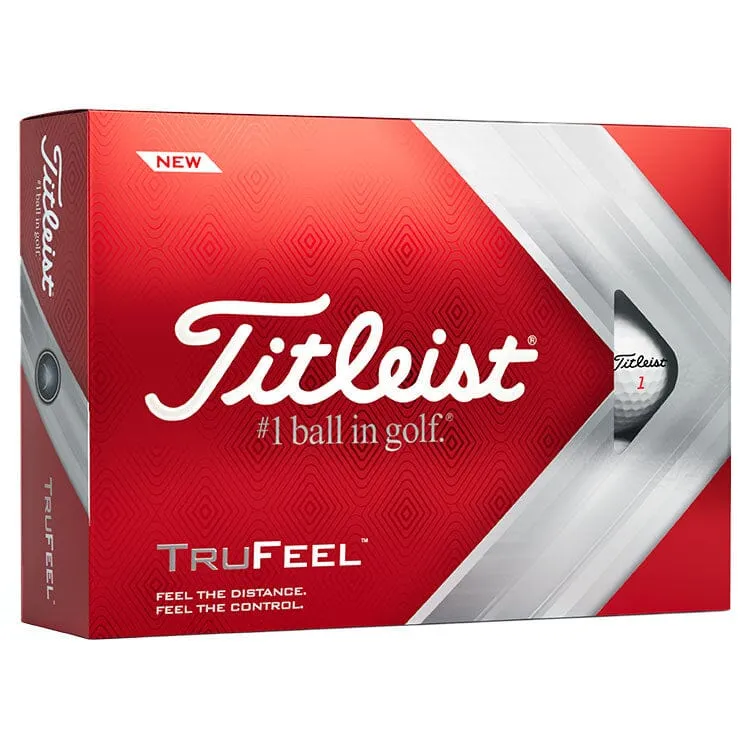 Titleist TruFeel - Pelotas de golf blancas (12 unidades)