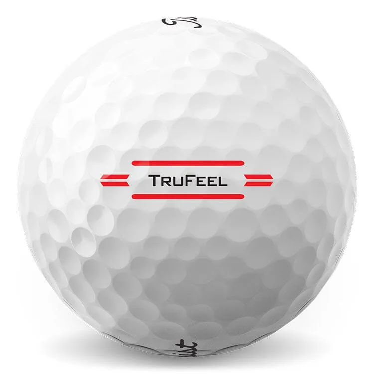 Titleist TruFeel - Pelotas de golf blancas (12 unidades)