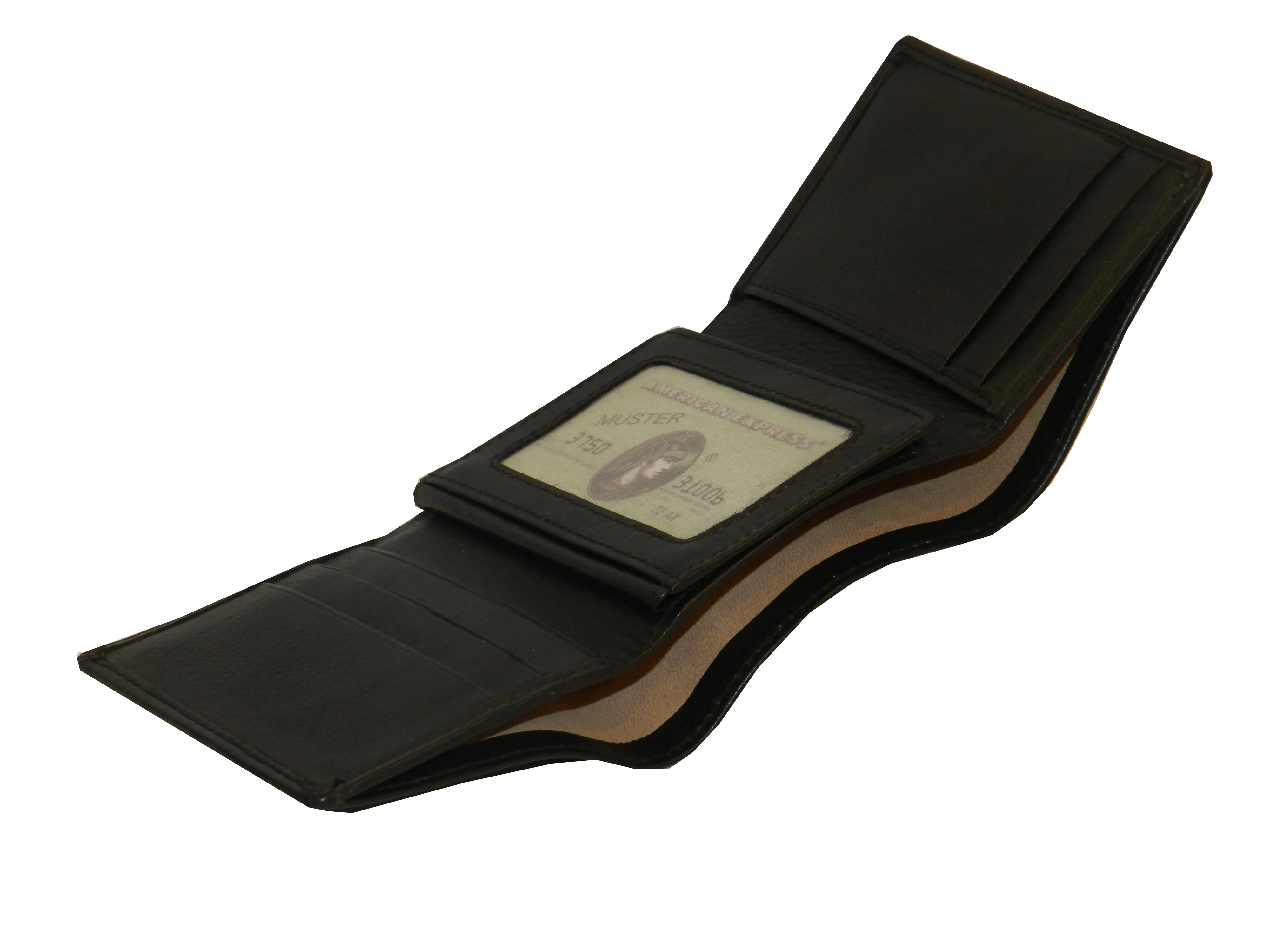 Trikon 12 Card Trifold Wallet Full Elastic #1539 [EL.LOOP]