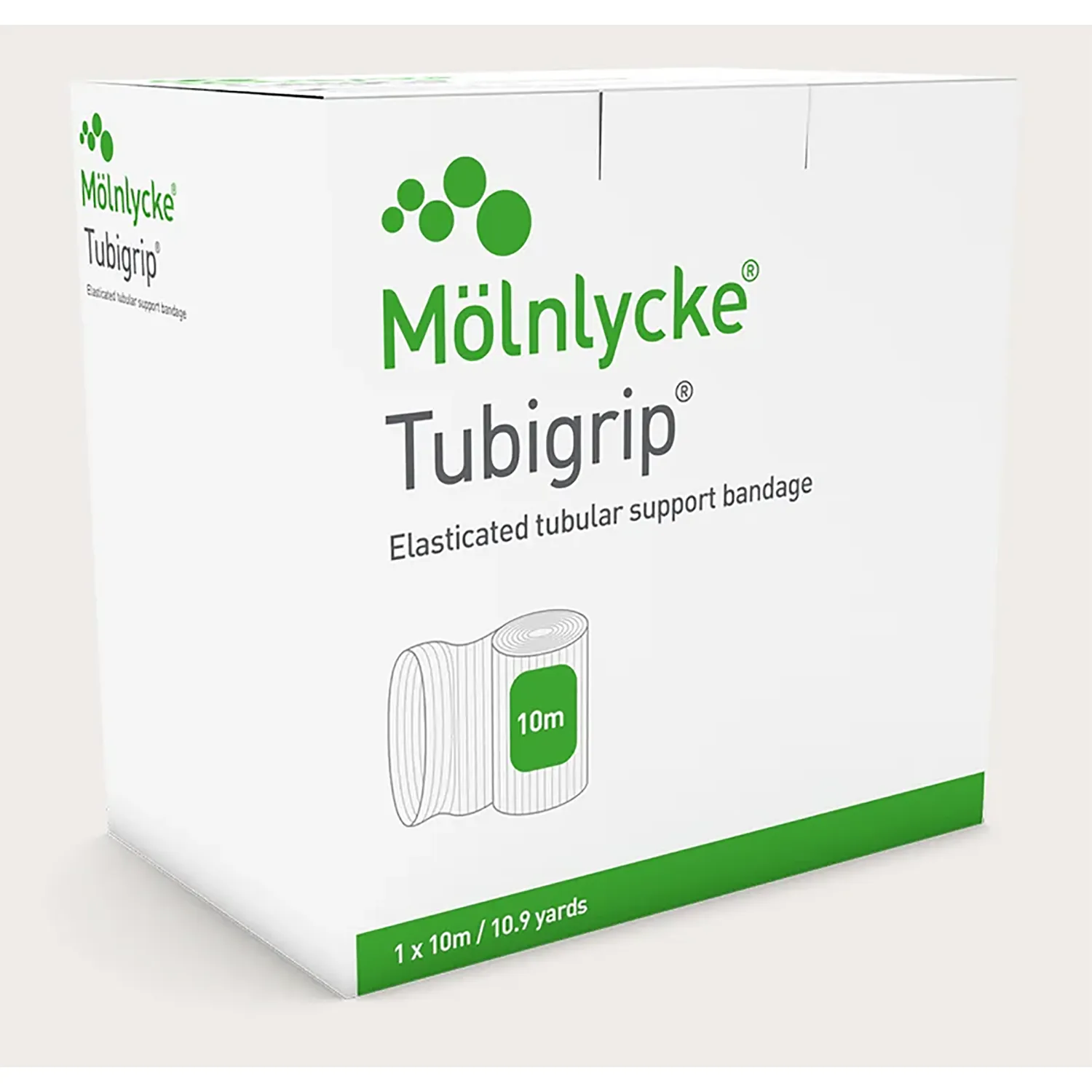 Tubigrip Multi-Purpose Elasticated Tubular Support Bandage | Beige | Size: B | 10m Roll | Pack of 32 Rolls