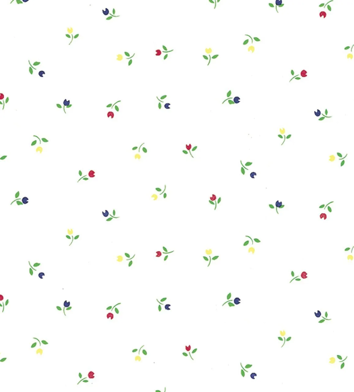 Tulips on White Contact Paper