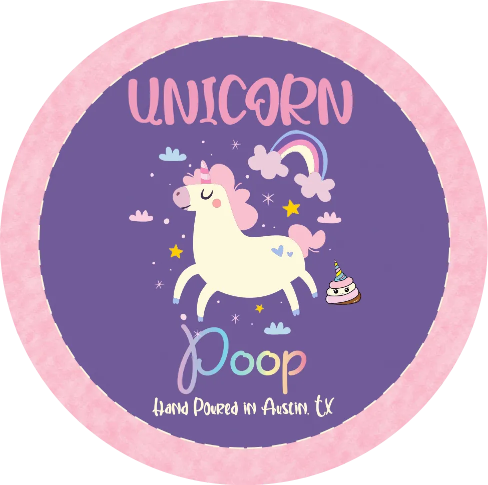 Unicorn Poop | Kid's Candle