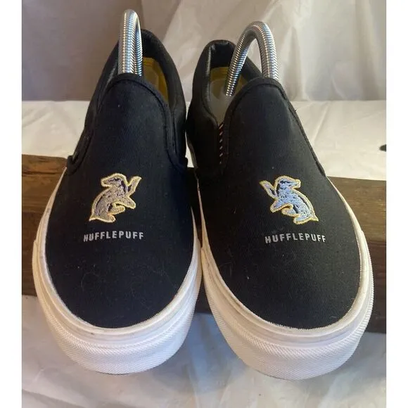 Van's Harry Potter Limited Edition Hufflepuff Slip-On Tennis Shoes-Size‎ 8.5