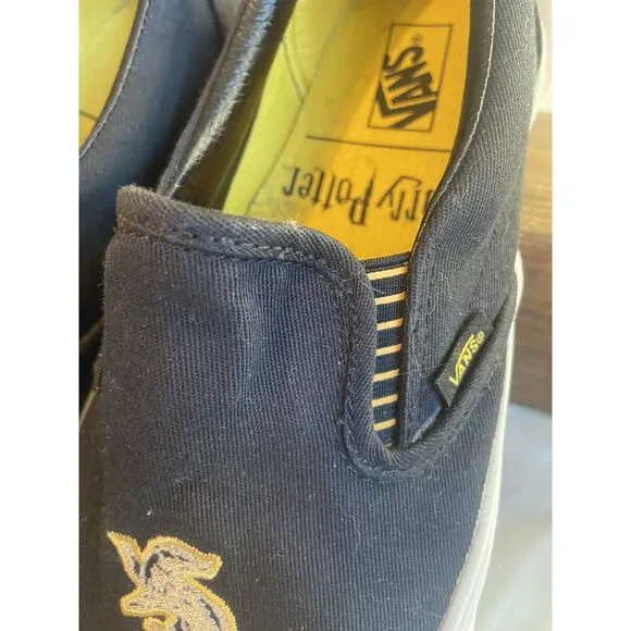 Van's Harry Potter Limited Edition Hufflepuff Slip-On Tennis Shoes-Size‎ 8.5