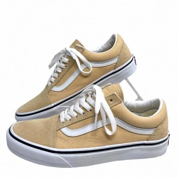 VANS Old Skool Color Theory Honey Sneakers Women VN0007VTBLP Canvas Suede Shoes