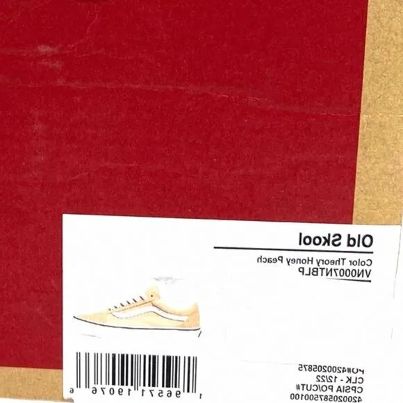 VANS Old Skool Color Theory Honey Sneakers Women VN0007VTBLP Canvas Suede Shoes