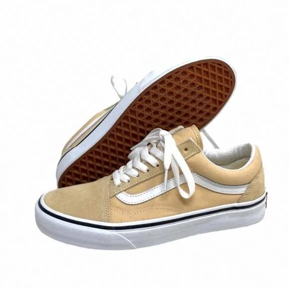 VANS Old Skool Color Theory Honey Sneakers Women VN0007VTBLP Canvas Suede Shoes