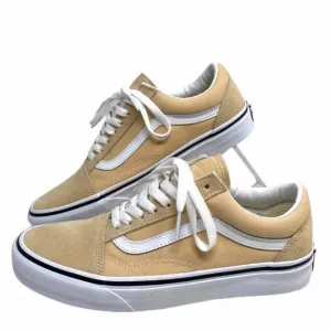 VANS Old Skool Color Theory Honey Sneakers Women VN0007VTBLP Canvas Suede Shoes