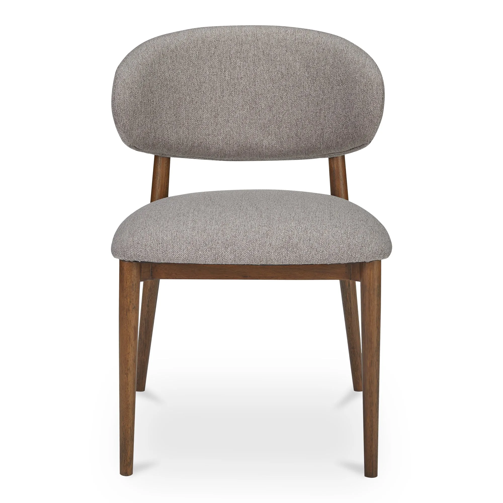 Vintage-Chic Wingback Dining Chair in Dark Espresso