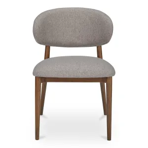 Vintage-Chic Wingback Dining Chair in Dark Espresso