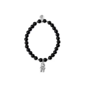 Voo Doo Doll Onyx Protection Signature Stretch Bracelet