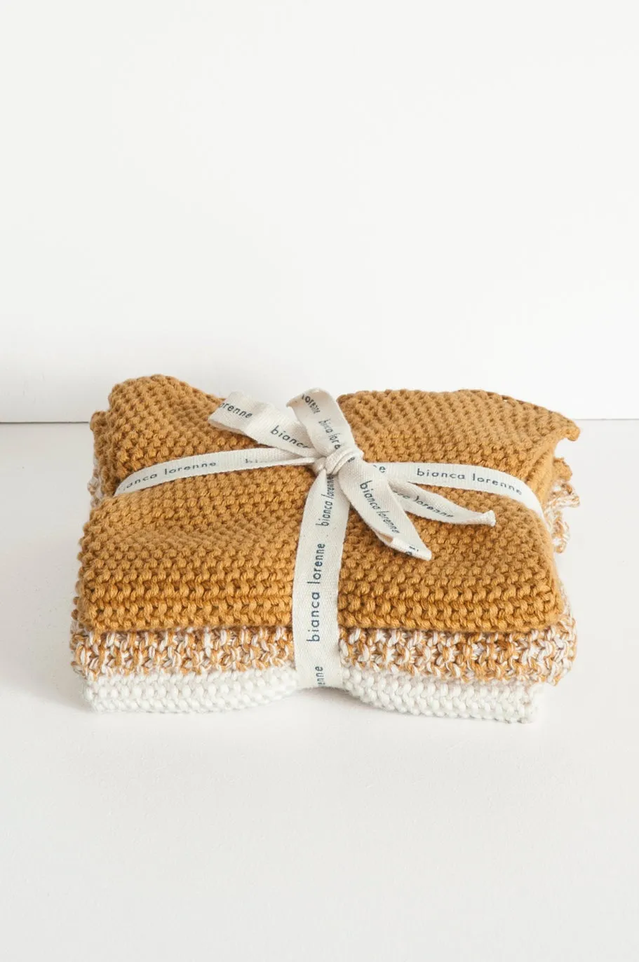 Washcloths - Lavette Ochre