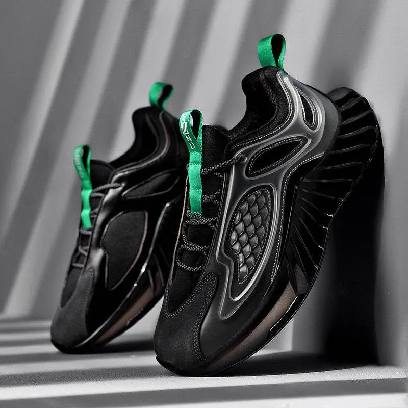 Wide Size Running Shoes - Men's Low-Top Sports Shoes