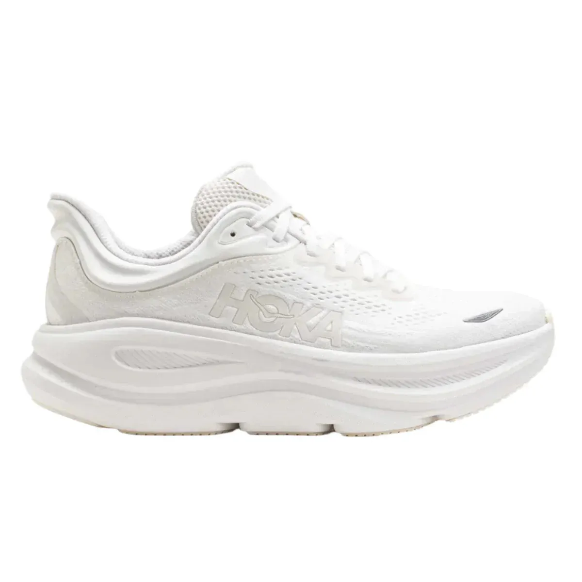 WOMEN'S HOKA BONDI 9 | WHITE / WHITE