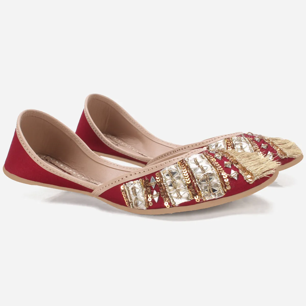 Women's "VALMAI" Embellished Stylish Khussa
