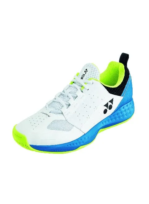 Yonex Power Cushion Lumio 4 Mens Tennis Shoes - White / Ocean Blue